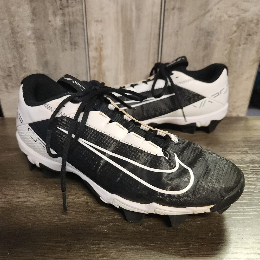Nike Vapor Edge Shark 2 Football Cleats Men’s 8.5 Lace Black & White DH5088-001